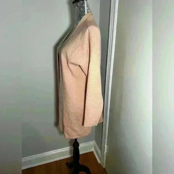 NWT EXPRESS women’s Open Front Peach Rayon Blend Stretch Cardigan Sweater. Sz:M - Picture 5 of 8